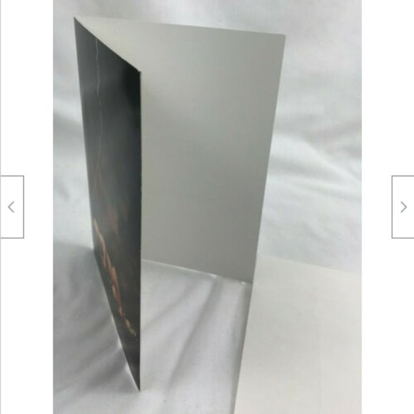 Vtg Anne Geddes Baby Photo Blank Greeting Card Hanging Coin Scale 1995 - Picture 4 of 4